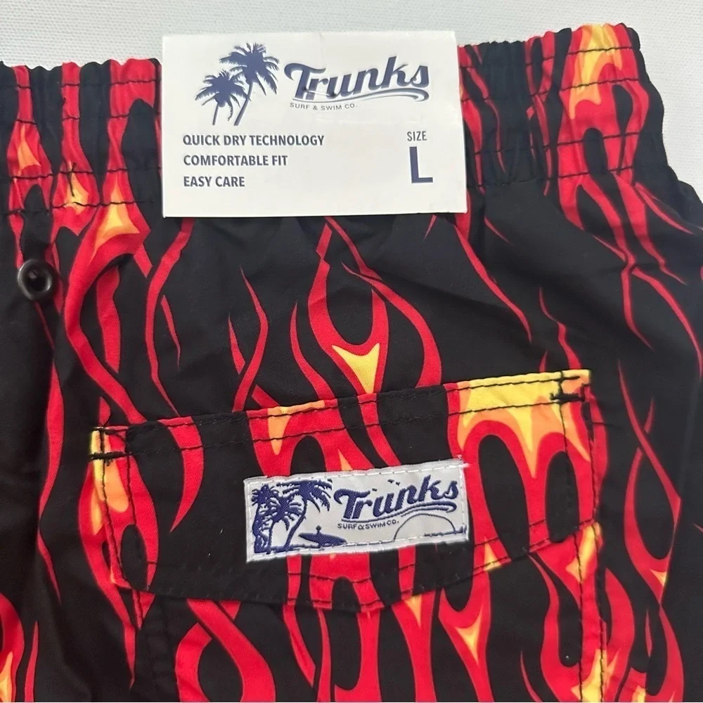 Trunks Surf & Swim Co Sano Short Flame Print Size L Men